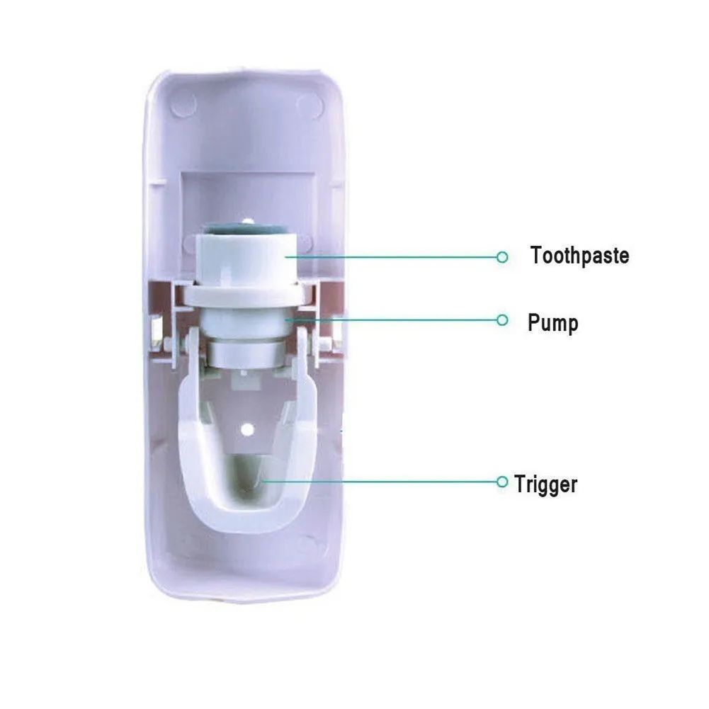 Automatic Toothpaste Dispenser | 5 Brush Holder Wall  | Toothpaste Dispenser Price in Pakistan
